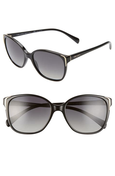 prada catwalk 55mm cat eye sunglasses|Prada cat eye sunglasses polarized.